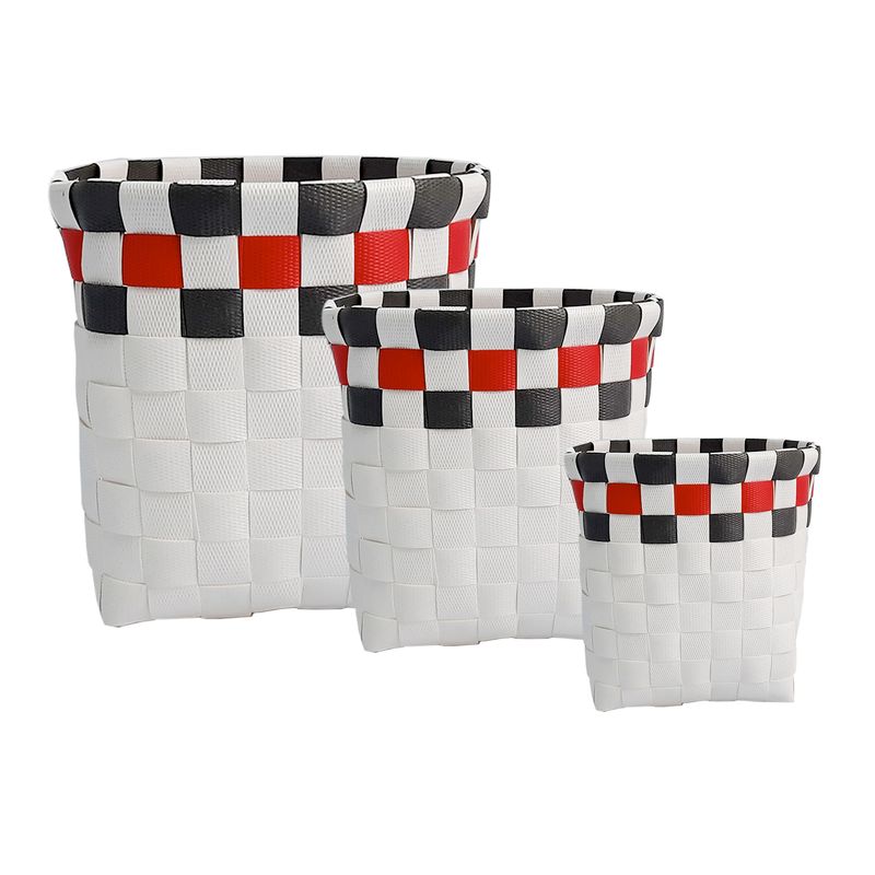 Корзина плетеная 14,5х13 белая РД 51028