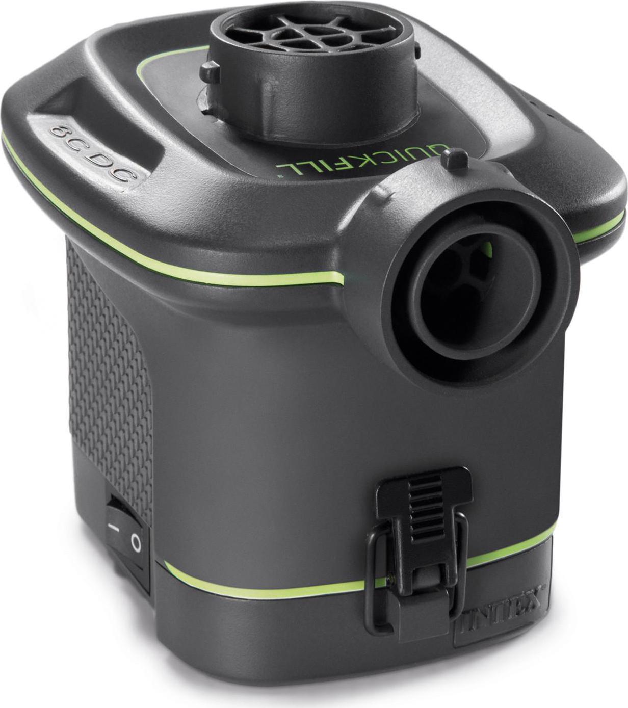 6663866638, Intex, Насос электрический на батарейках (6шт х тип C) "Quick-Fill Battery" 420л/м, 3 насадки в комплекте, уп.6