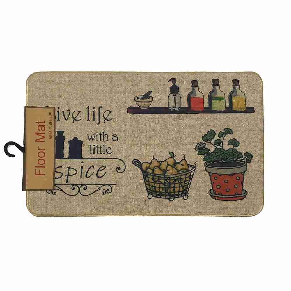 Коврик универсальный 45х70см прорезиненный, рогожка РД88791 Коврик универсальный 45х70см прорезиненный, рогожка РД88791