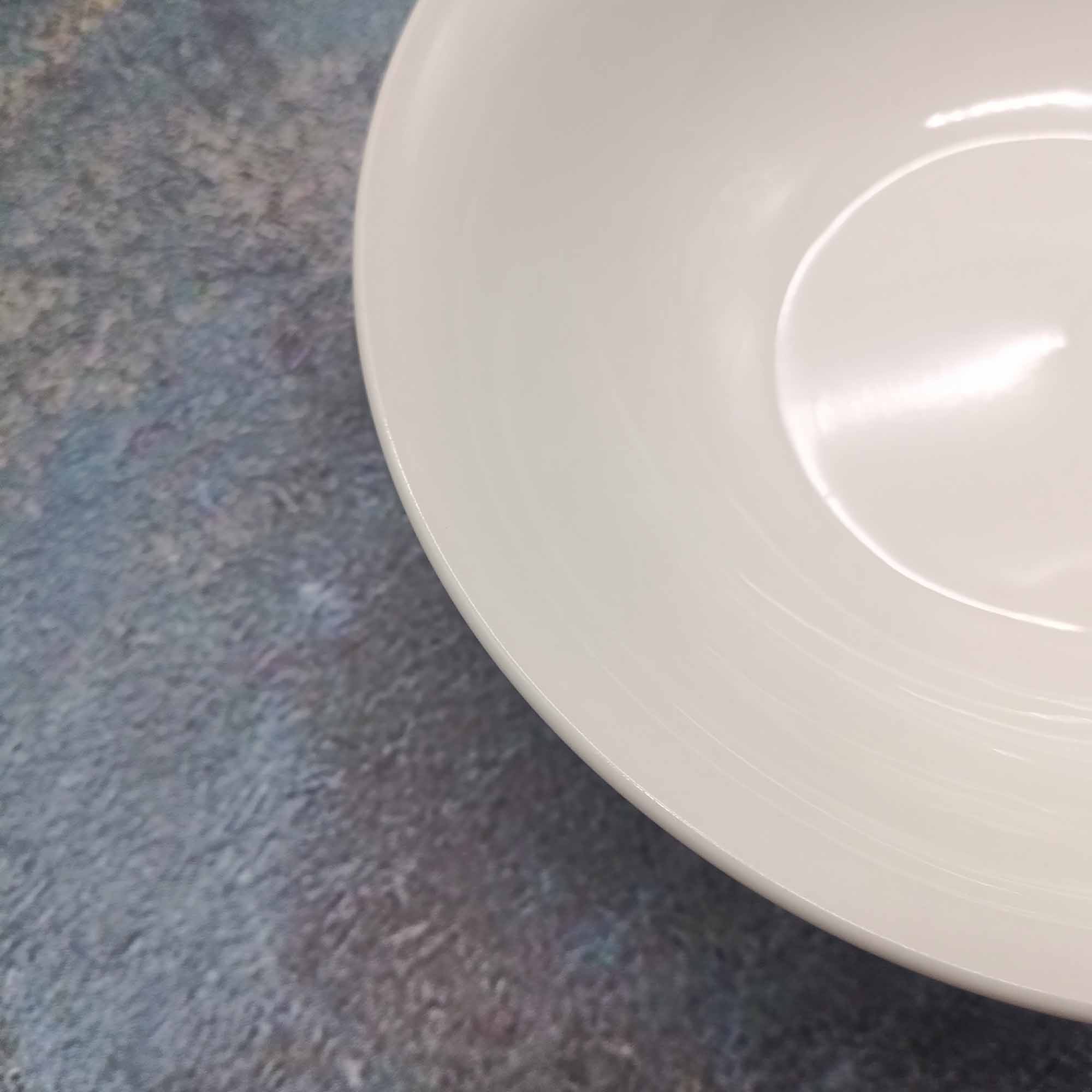 Миска 20см круглая, белая РД85097