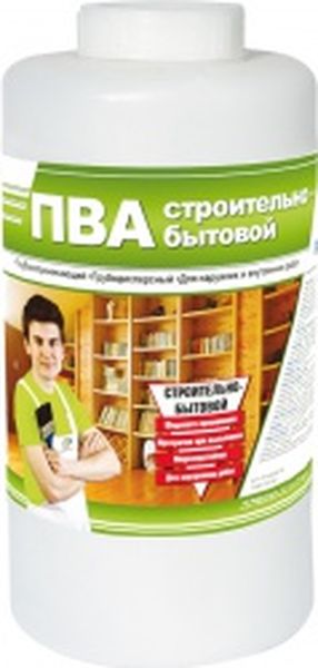 Клей ПВА строительно-бытовой  2,4 кг.Профилюкс