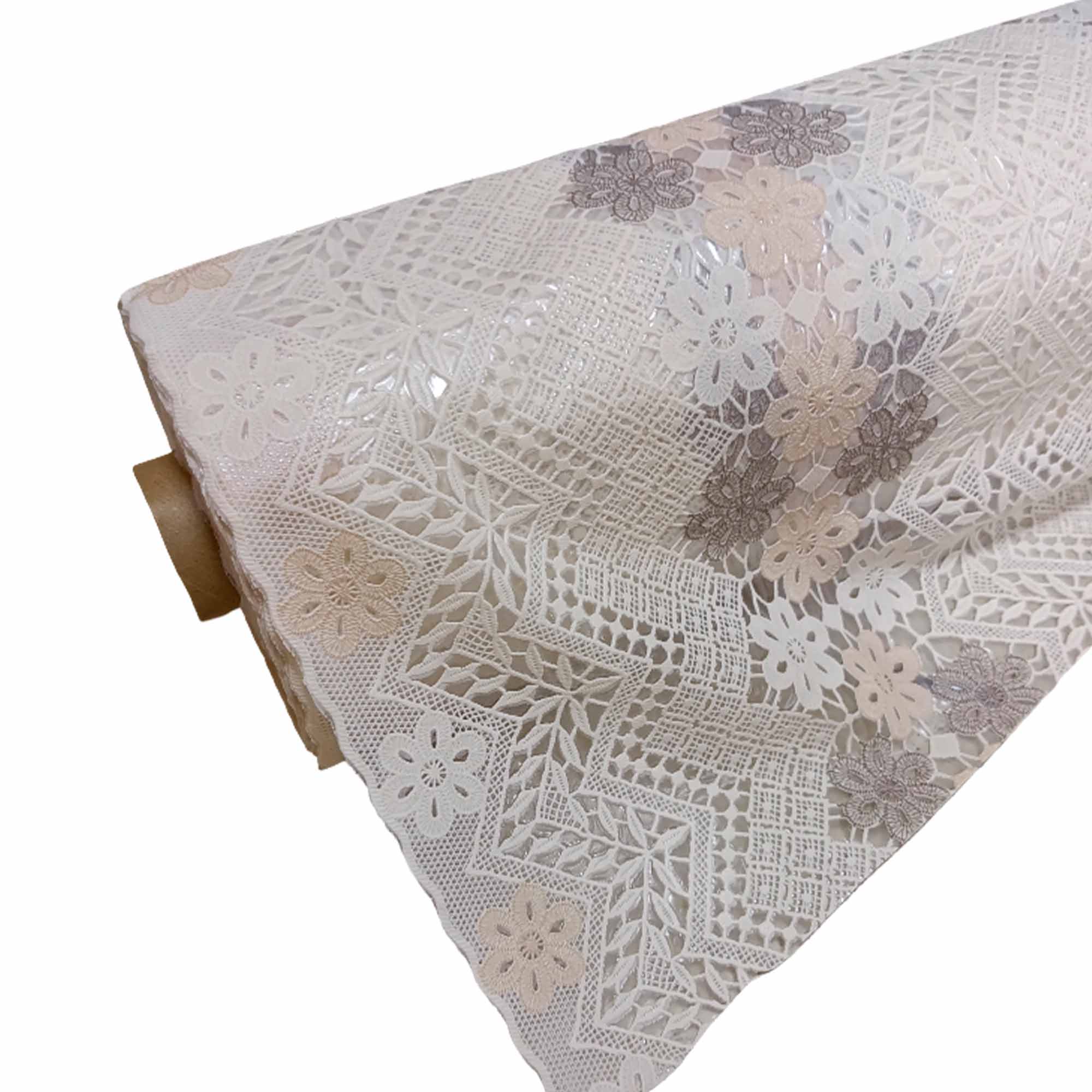 Клеёнка ажурная без основы 1,37м х20м  (цена за 1м) РД86957