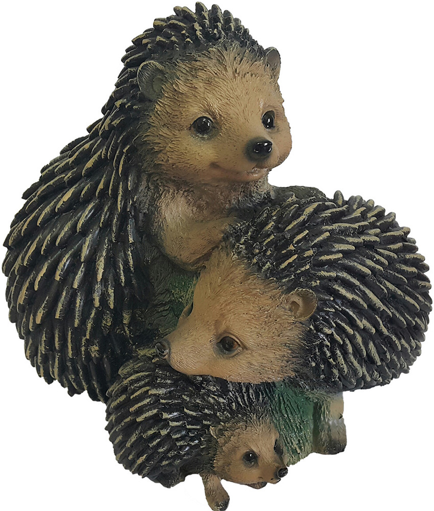 Фигурка садовая Три ежа 21х 20см