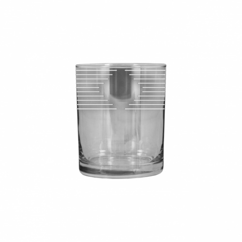 Стакан для виски 310мл 6шт с узором "Ромб" цвет "Кварц"