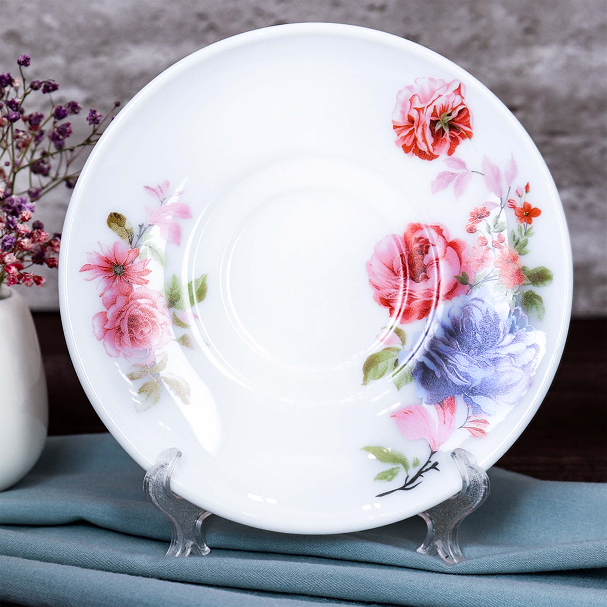 Набор чайный 12 предметов 220мл GRAY-GB220/12 (7027)  Синяя роза