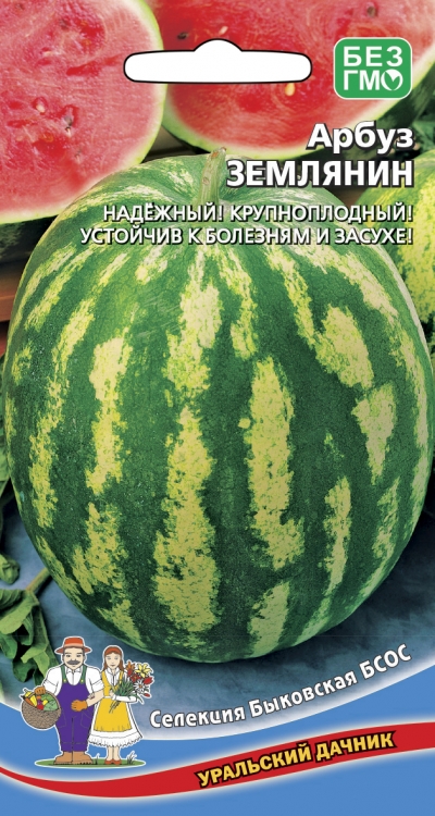 Семена Арбуз Землянин "Уральский Дачник" ц/п 