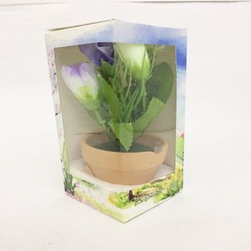 Цветок искусственный в горшочке 19см РД36623