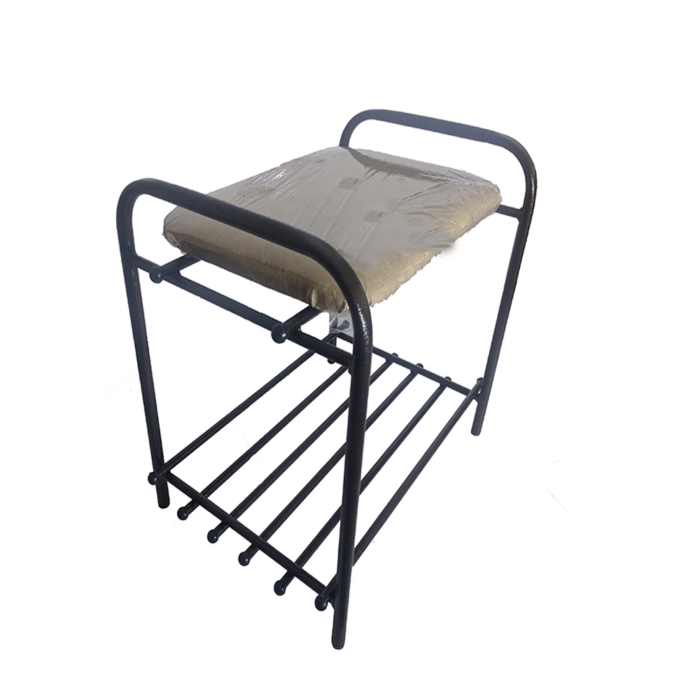 Банкетка малая 1 секция ваниль крокодил  на меди