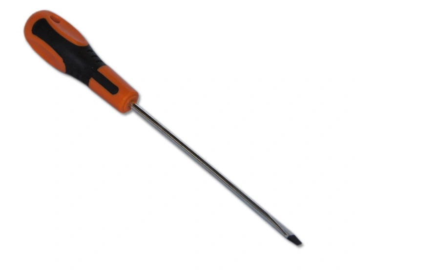 Отвертка  МАСТЕР шлицевая 5,0х150 мм CrV с двухкомпонентной ручкой