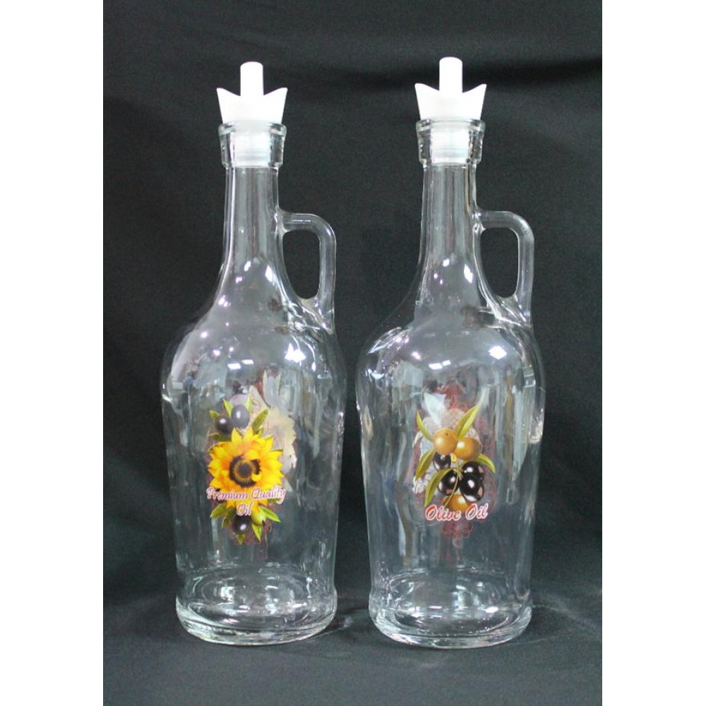 Бутылка для масла 0,75л "П-35-PORTOPRE-750" с дозатором для масла с деколью