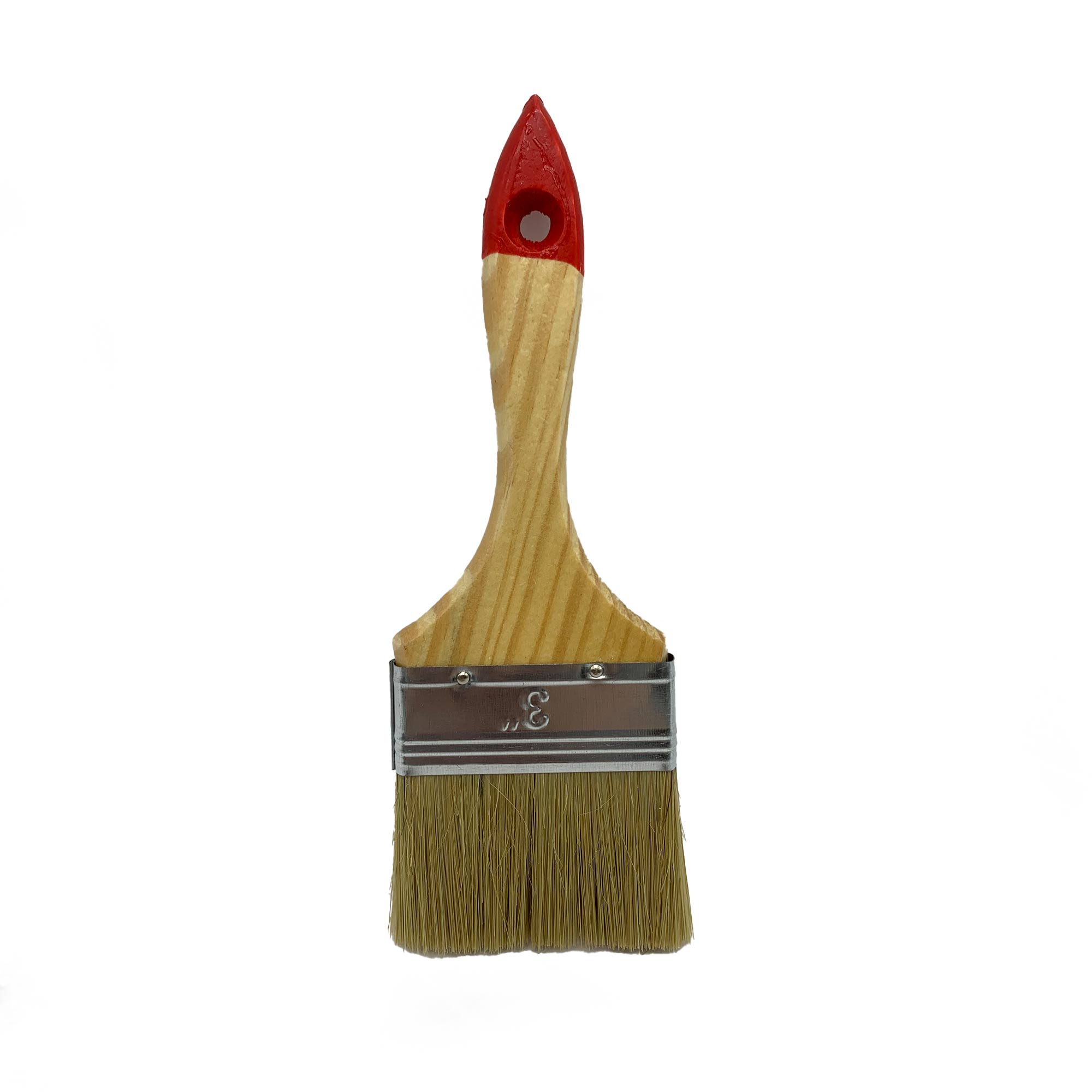 Кисть плоская 75мм 3" "Стандарт" натуральная щетина, деревянная ручка РД71663