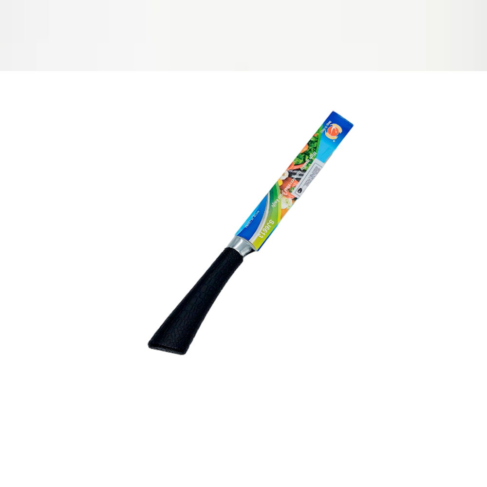 Нож кухонный Дачный, для овощей, нержавеющая сталь, 15см, рукоятка пластик РД60216