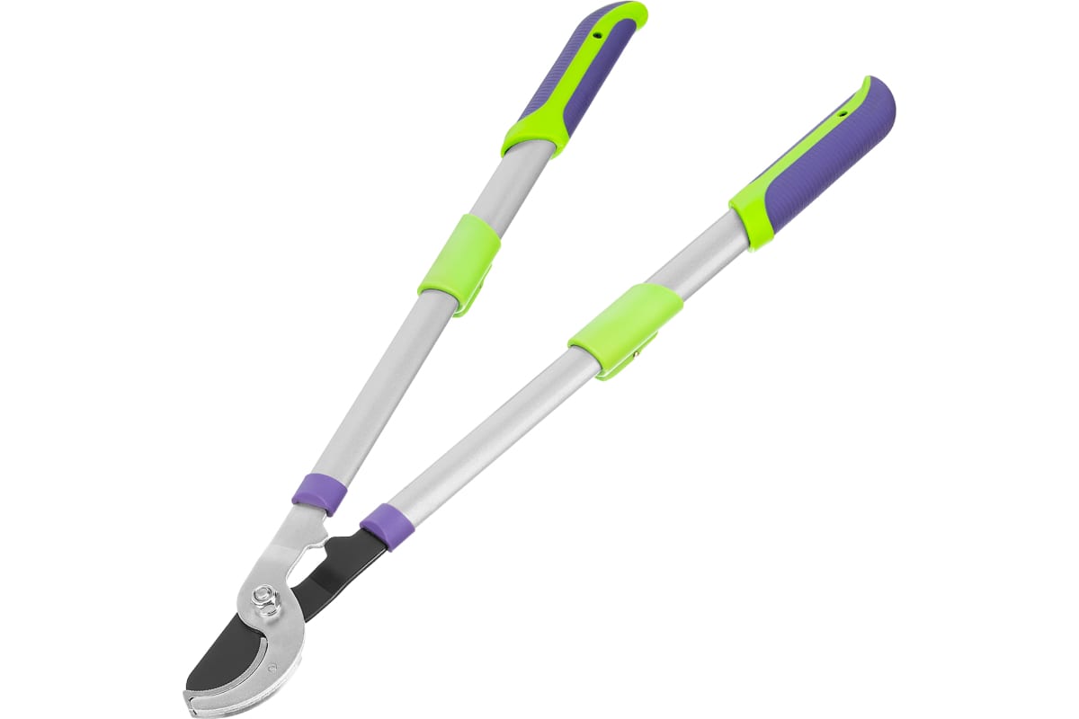 Сучкорез 504-705 мм с наковальней,телескопические стальные обрезиненные рукоятки Palisad