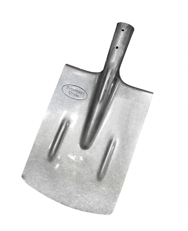 Лопата штыковая прямоугольная из рельсовой стали БТМ К3