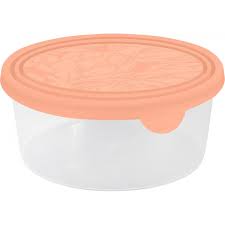 Контейнер 0,5л для продуктов HELSINKI Artichoke круглый персиковая карамель