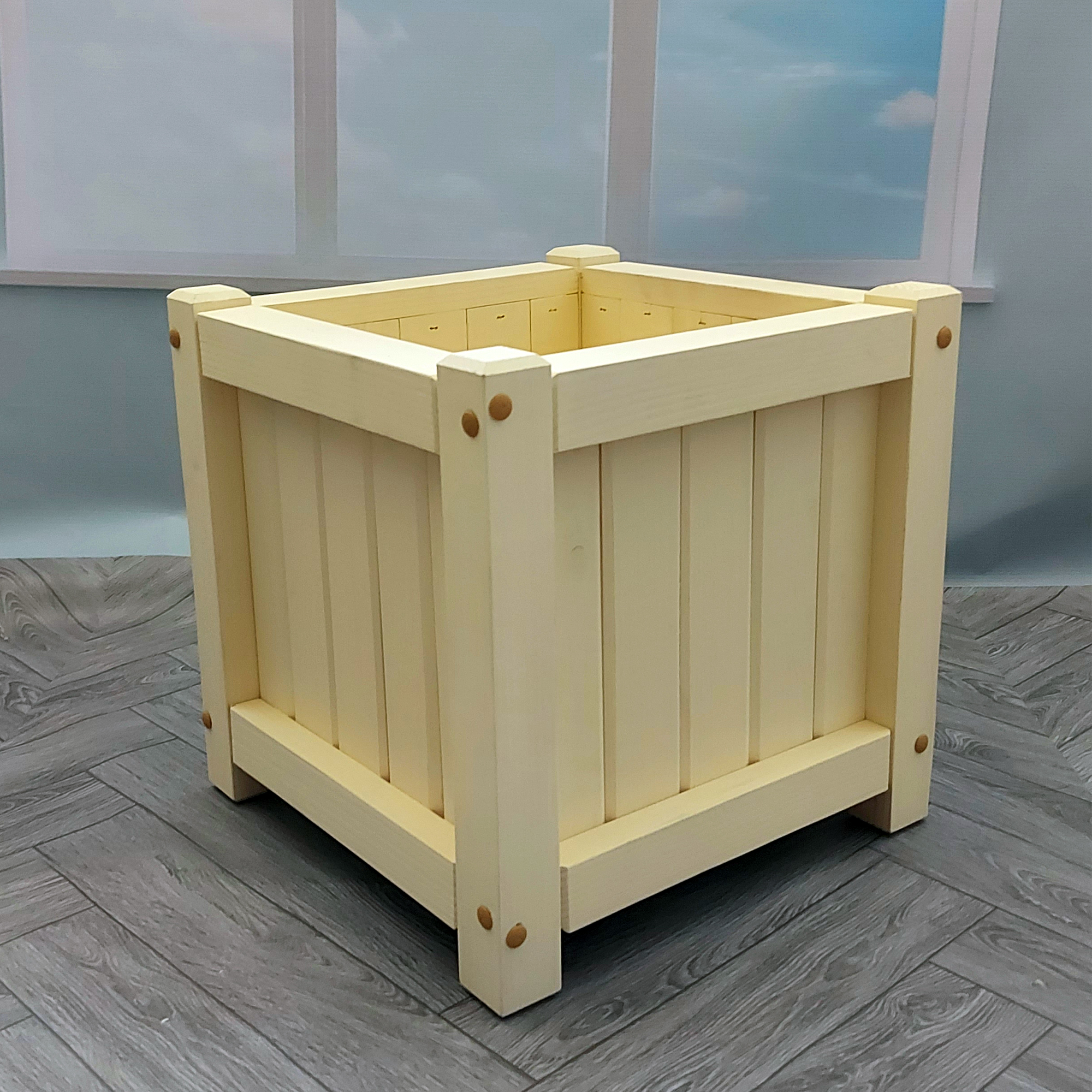 Кашпо 35х35х35см ДомВуд Сосна С338