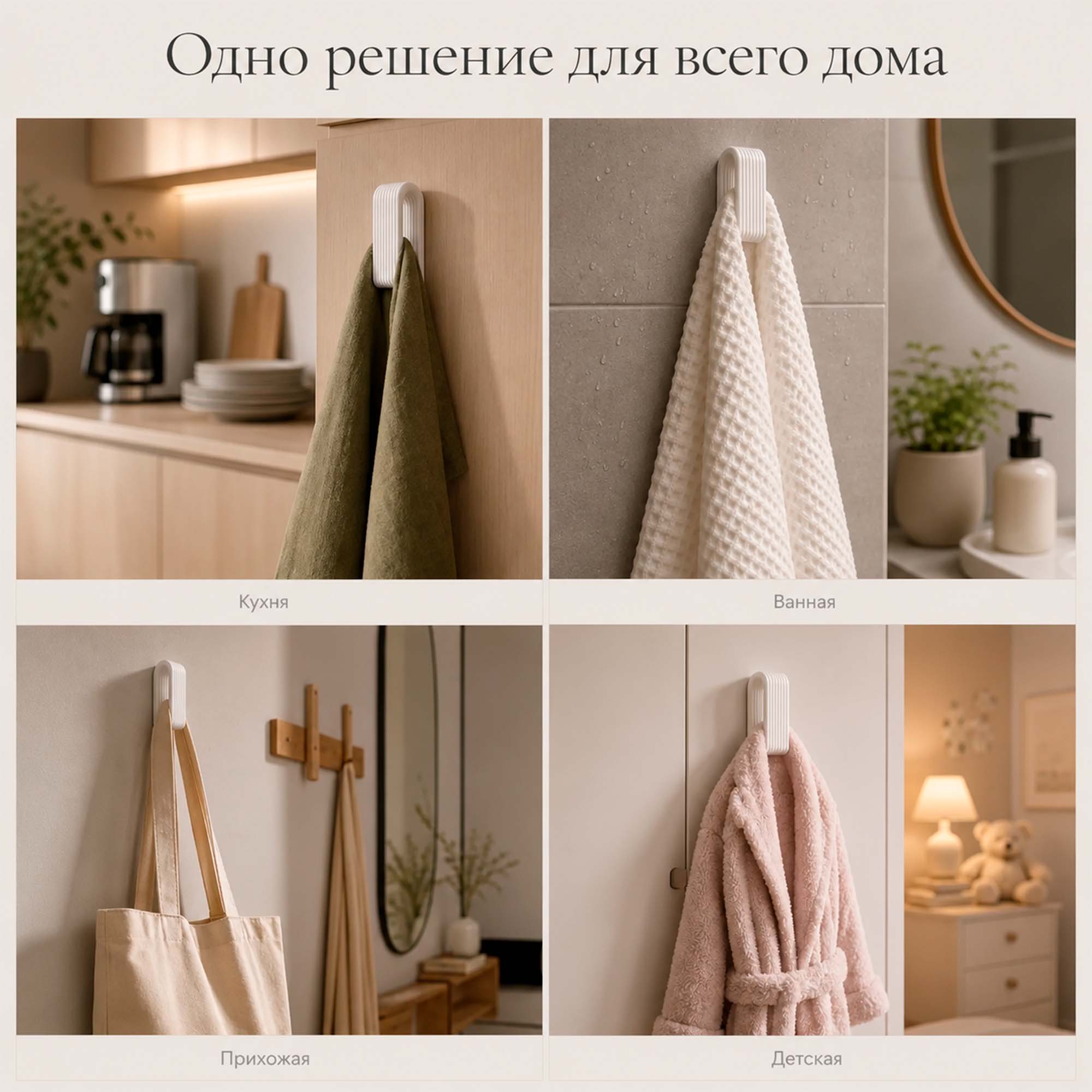 Крючок гравитационный полоски черный