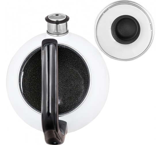 Чайник 3,0л эмалированный со свистком Botany ТМ Appetite