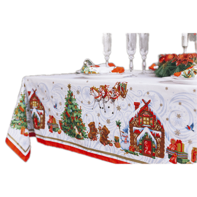 Скатерть,клеенка новогодняя