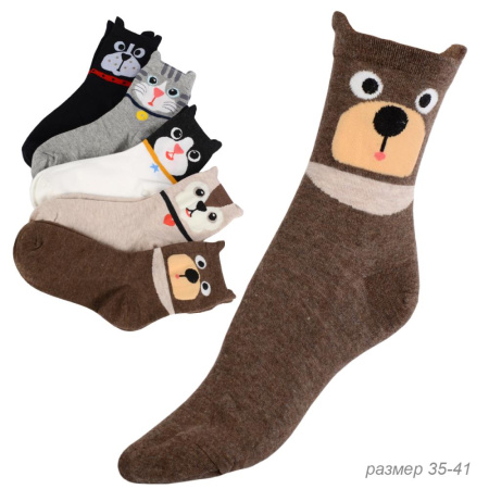 Носки р. 35-41 ZH-14 микс цена за 1 пару