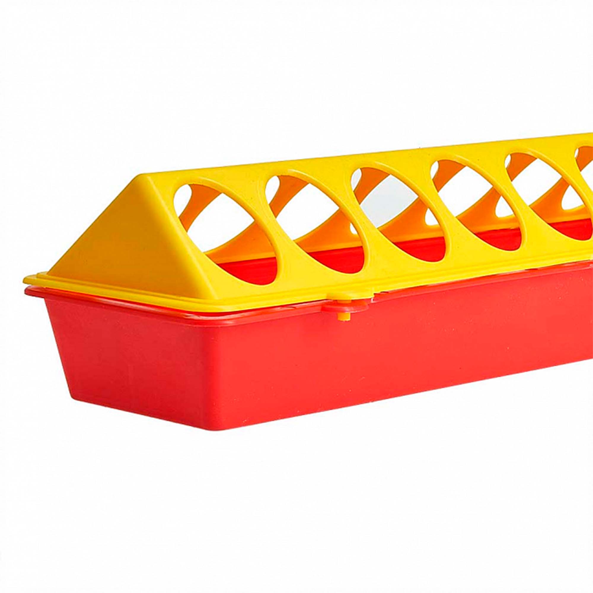 Кормушка для домашней птицы прямоугольная пластмассовая (Цыплята)