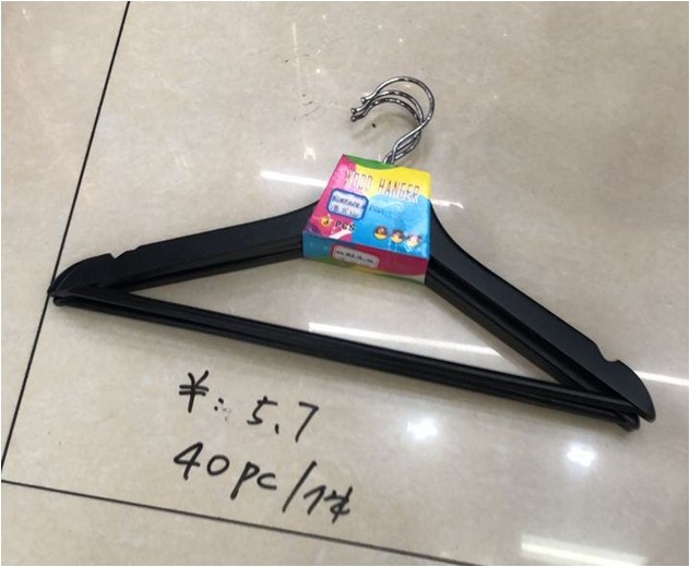 Набор вешалок для одежды 3шт. дерево, венге РД12690