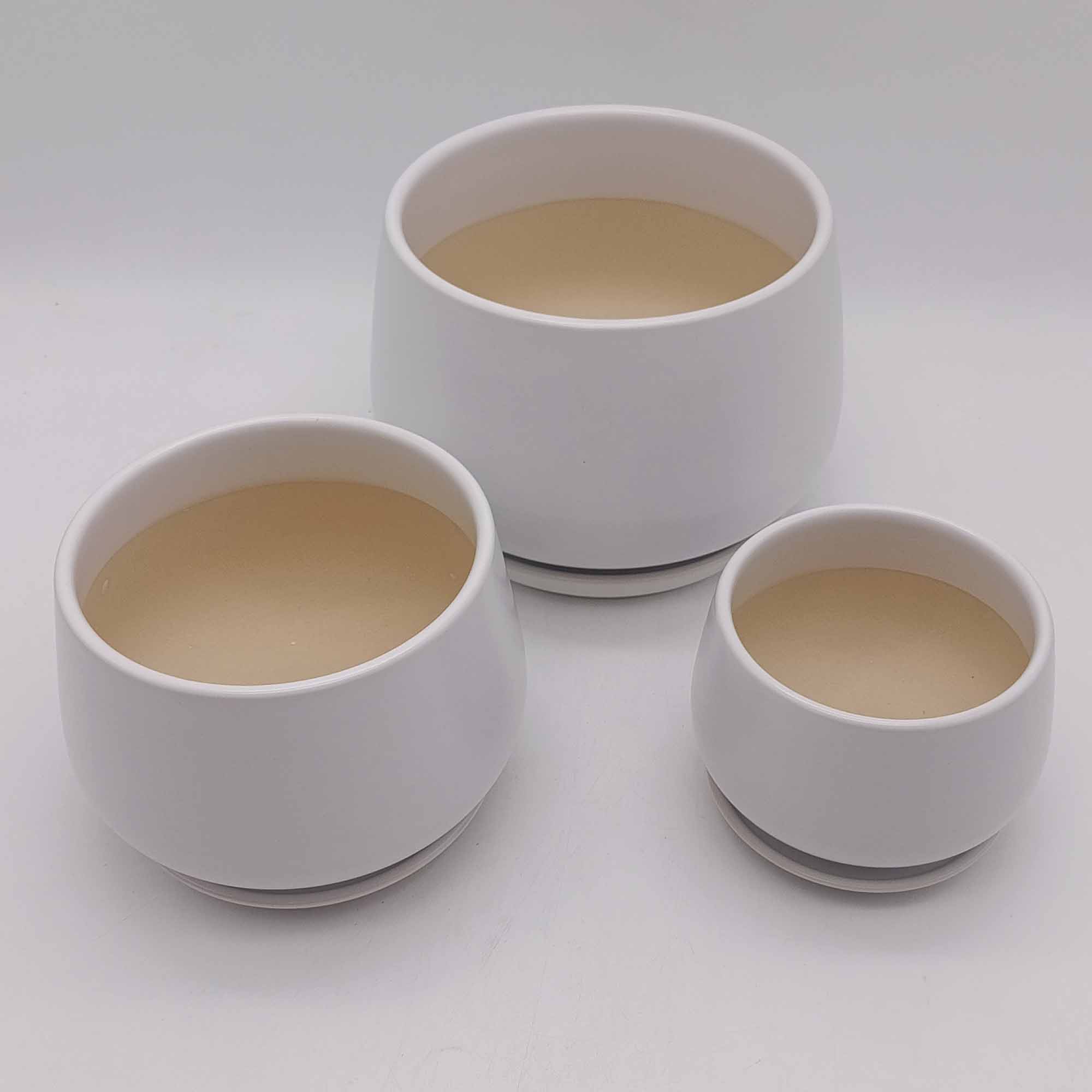 Набор горшков для цветов 3шт 0,8л; 1,5л; 3,2л РД85820