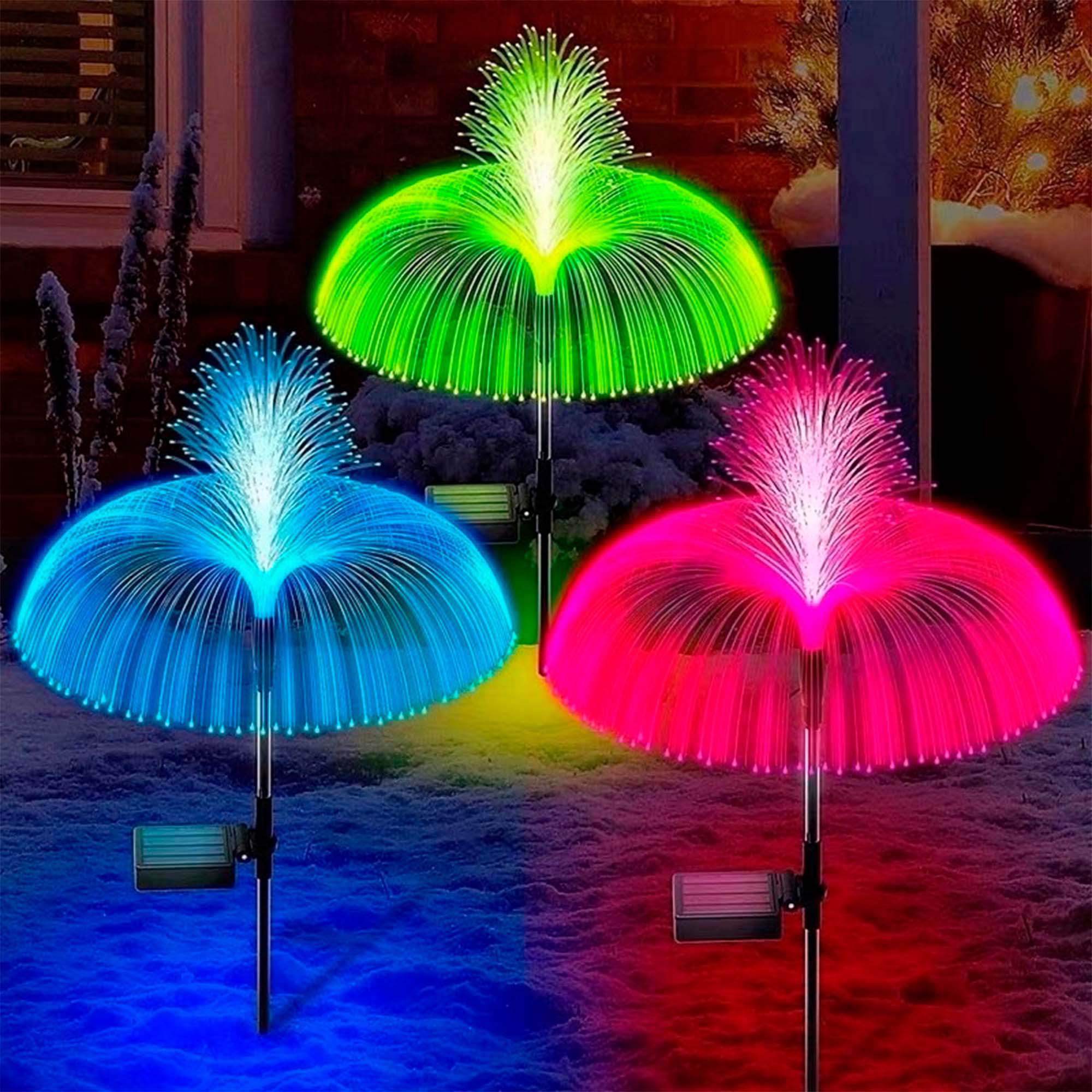 Светильник садовый на солнечной батарее 80см Фонтан