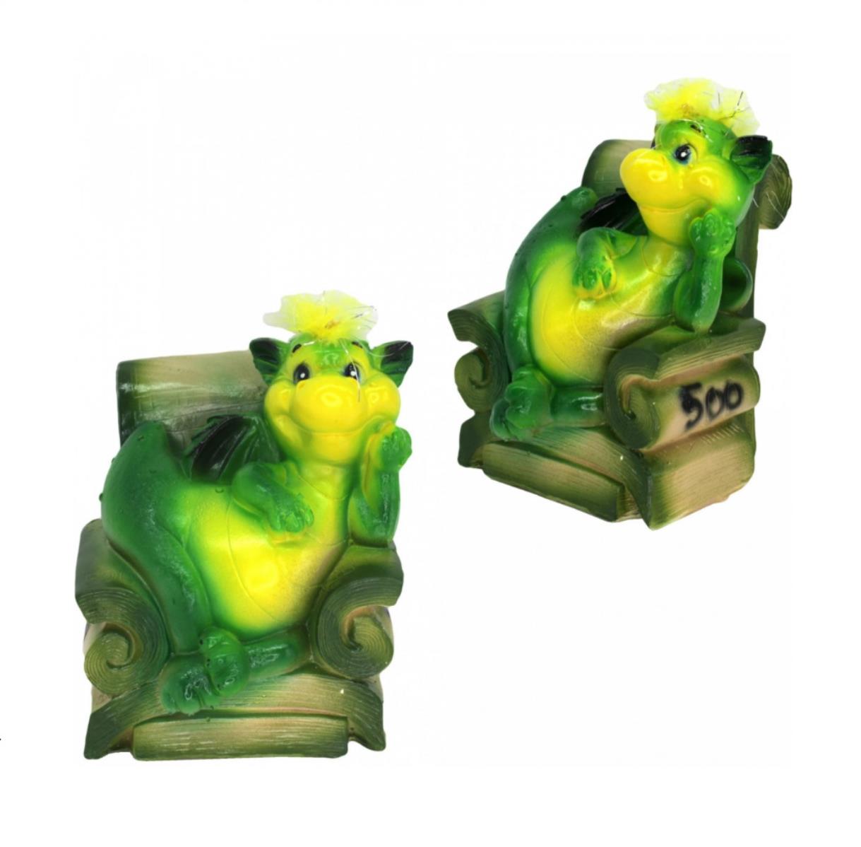 Копилка Дракон в денежном кресле