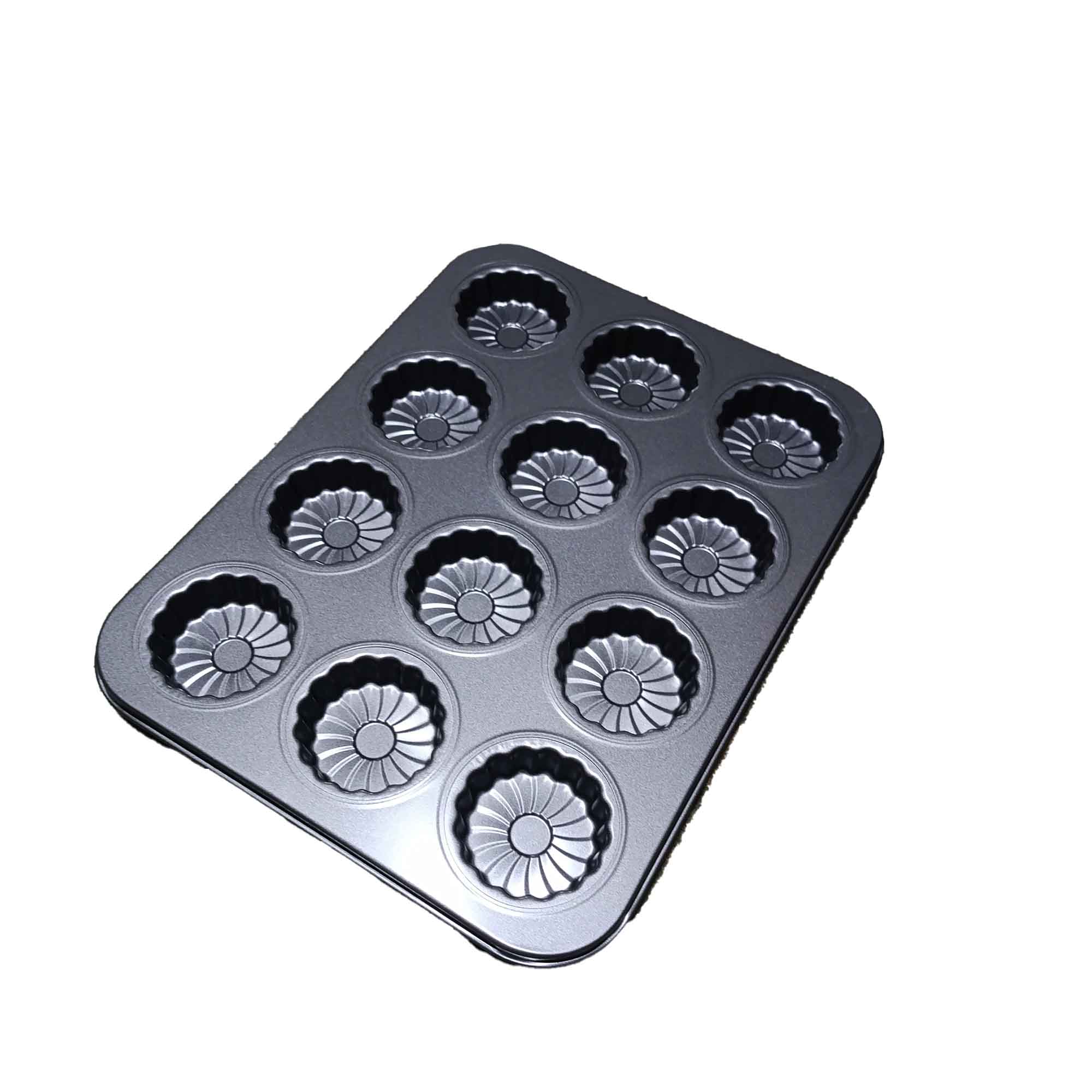 Форма для выпечки кексов 35x26см, 12 ячеек ромашки  РД85776