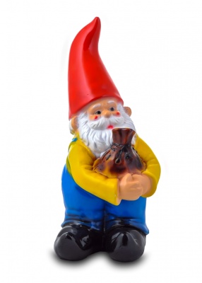 Фигурка садовая Гном с мешком высота 52см