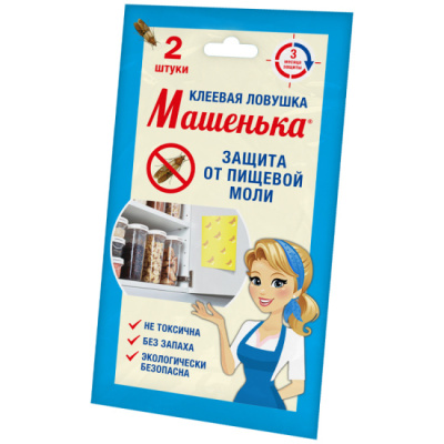 Ловушка клеевая "Машенька" для пищевой моли 2шт