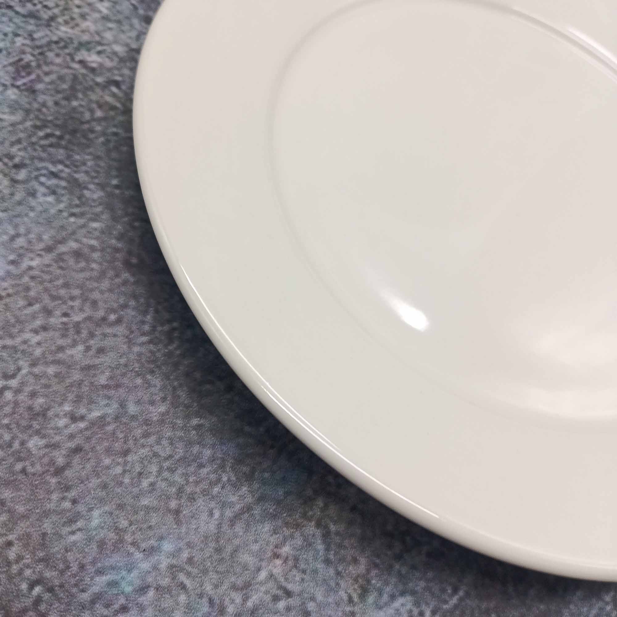 Тарелка 200мм круглая, белая РД85042