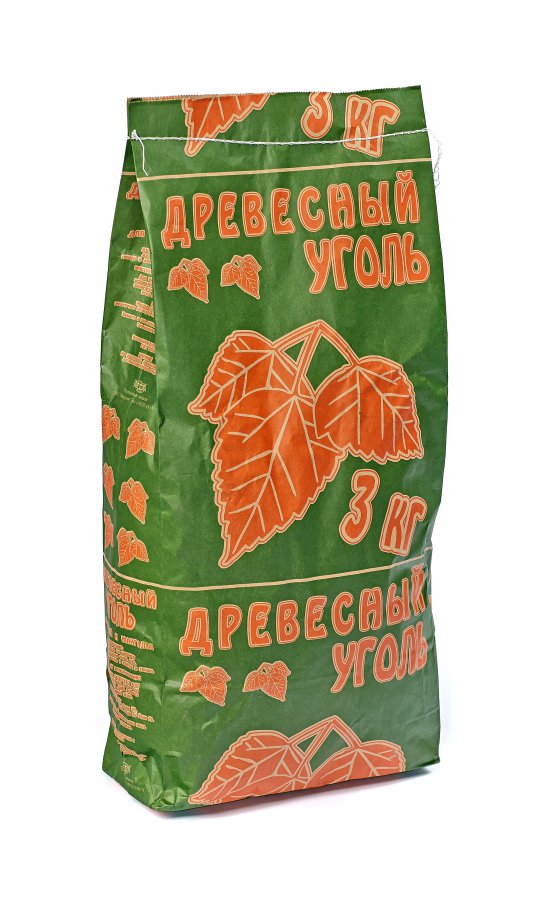 Уголь древесный 3кг 