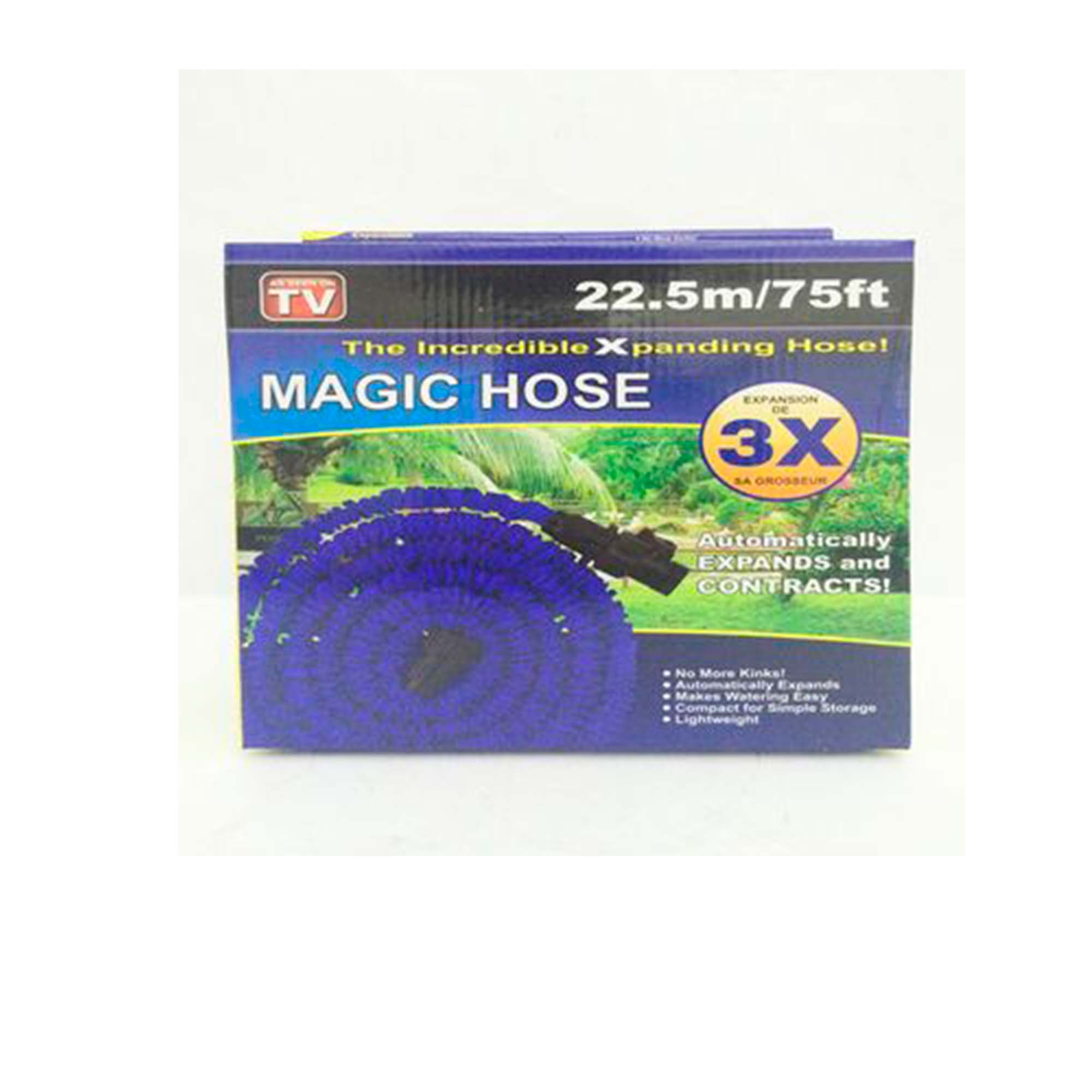 Шланг 7,5-22,5м  с разбрызгивателем Magic Hose с сердцевиной из резины  РД82829