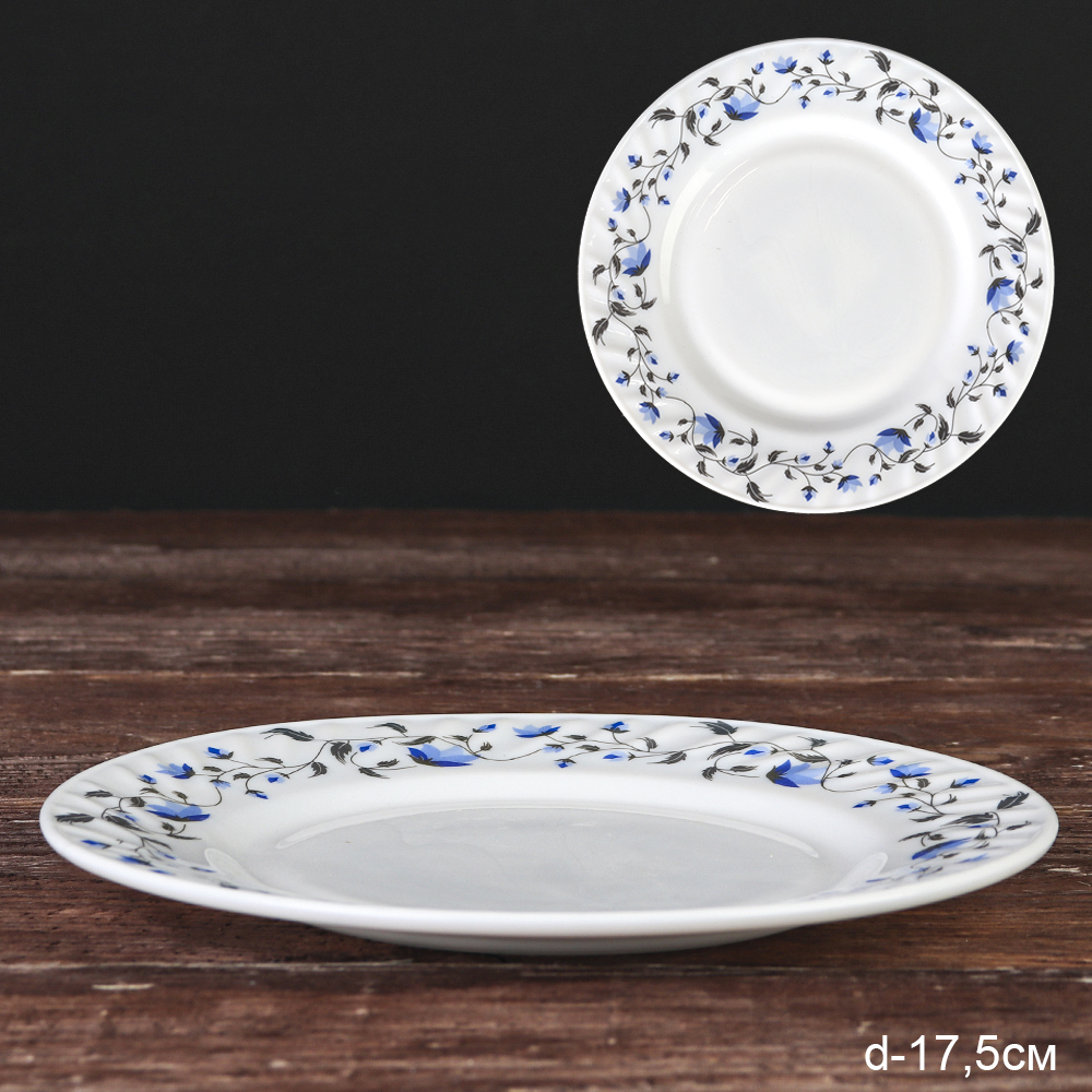 Тарелка 175мм O3007-JLG075/S Васильки