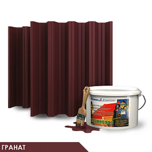 Краска "Резиновая" №13 Гранат 3кг 