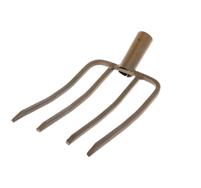 Вилы 4-х рогие садово-огородные сварные (квадрат 10мм)