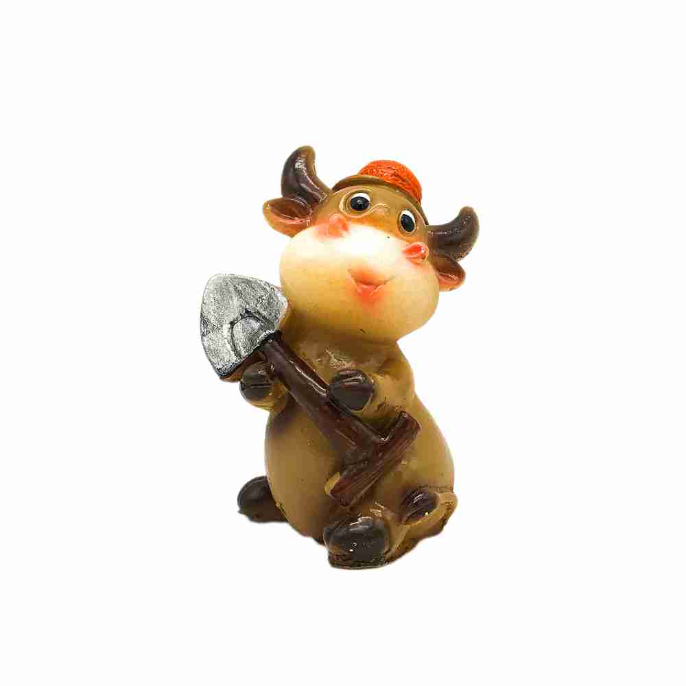 Фигурка декоративная "Корова" 6,6 см РД87534