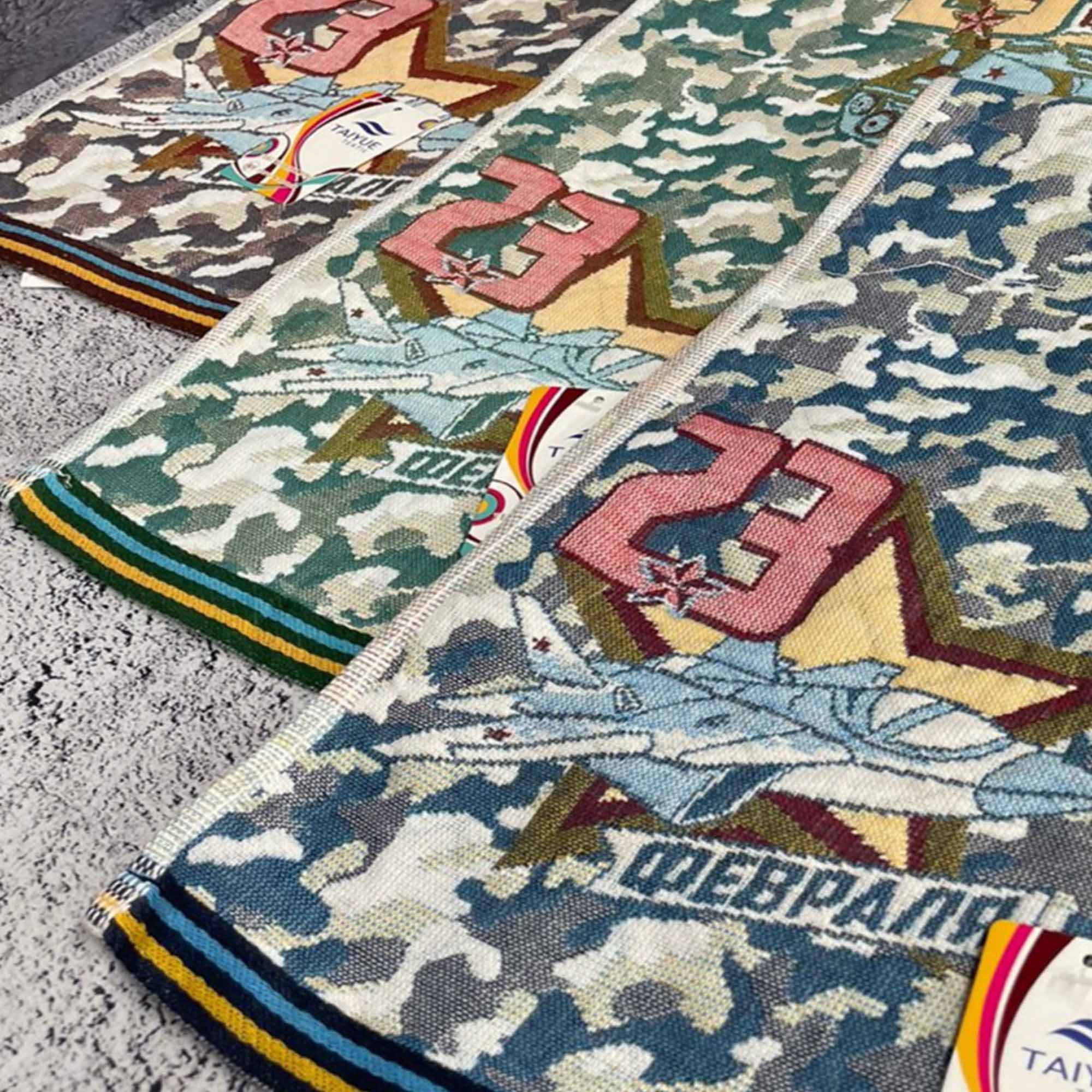 Полотенце 35х75см, 23 Февраля, стеганое, хлопок