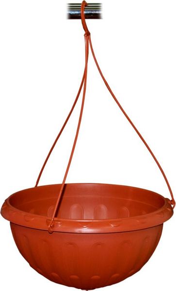 Горшок-Кашпо "Джулия" 8л. подвесное (корич.) М1609