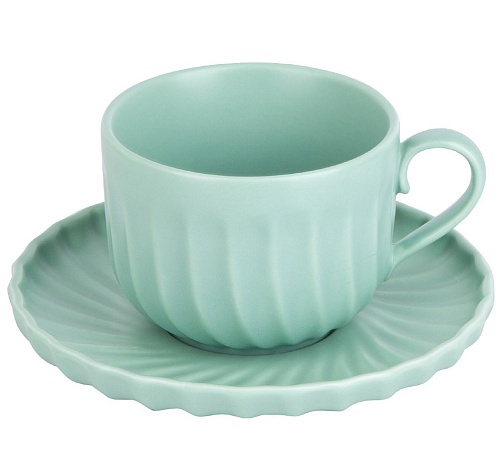 Пара чайная 220мл "Fresh Taste. Green" 