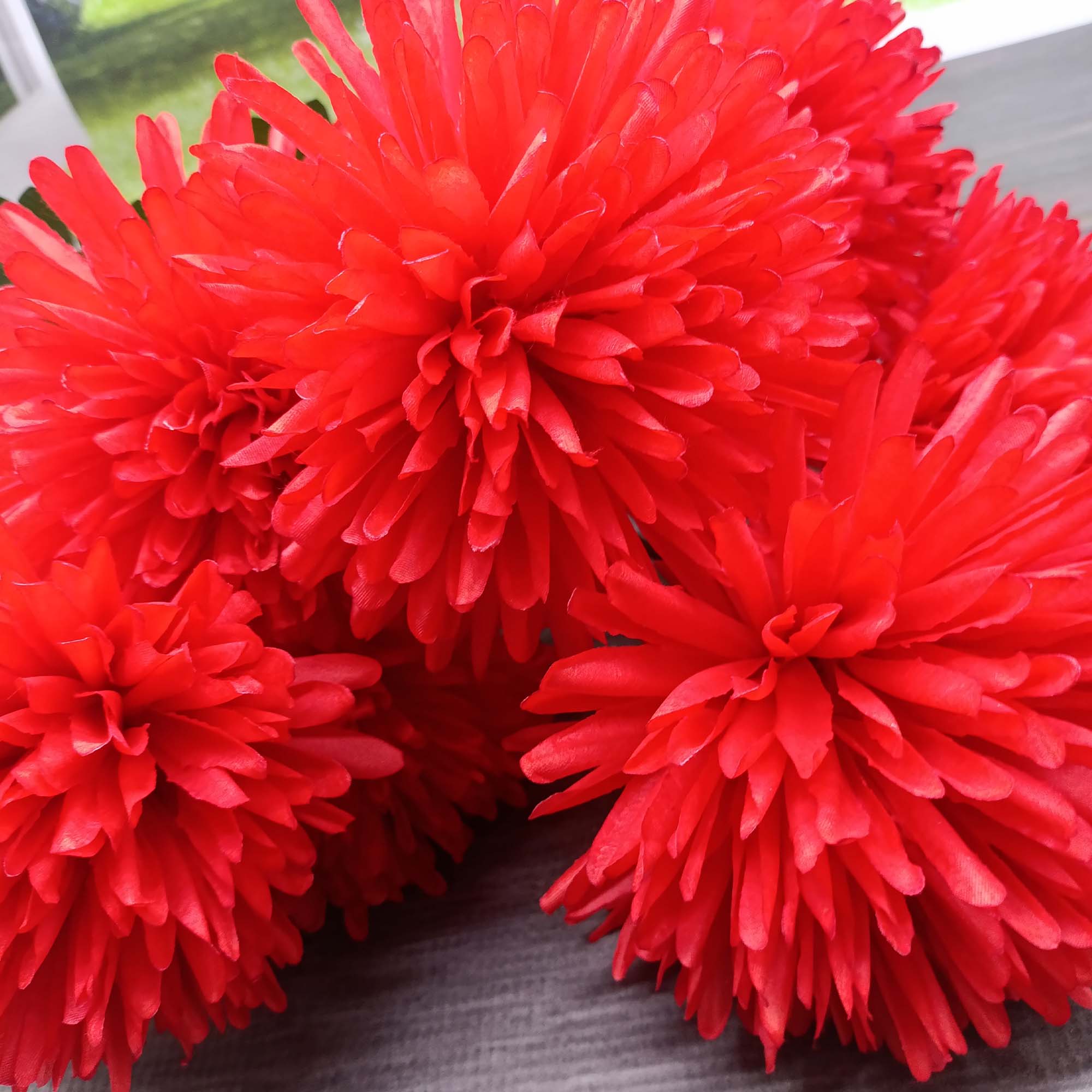 Букет Хризантема 7 голов игольчатая