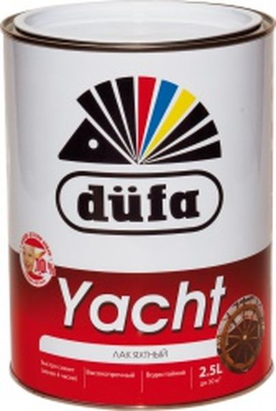 Лак яхтный 2,5л п/матовый YACHT DUFA 
