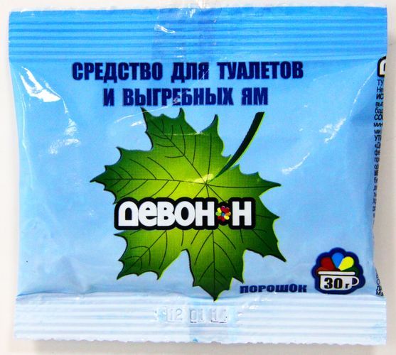 ДЕВОН для садовых туалетов и биотуалетов 30 г.