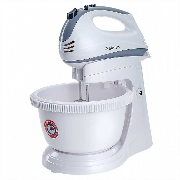 Миксер 400Вт DELTA LUX DE-7901C Турбо