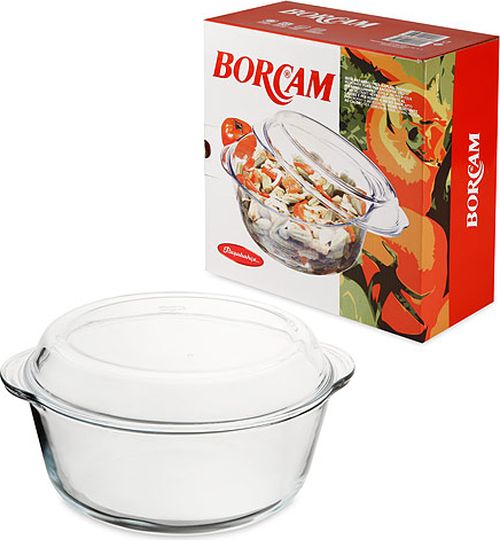 Кастрюля 3,0л круглая с крышкой Боржам