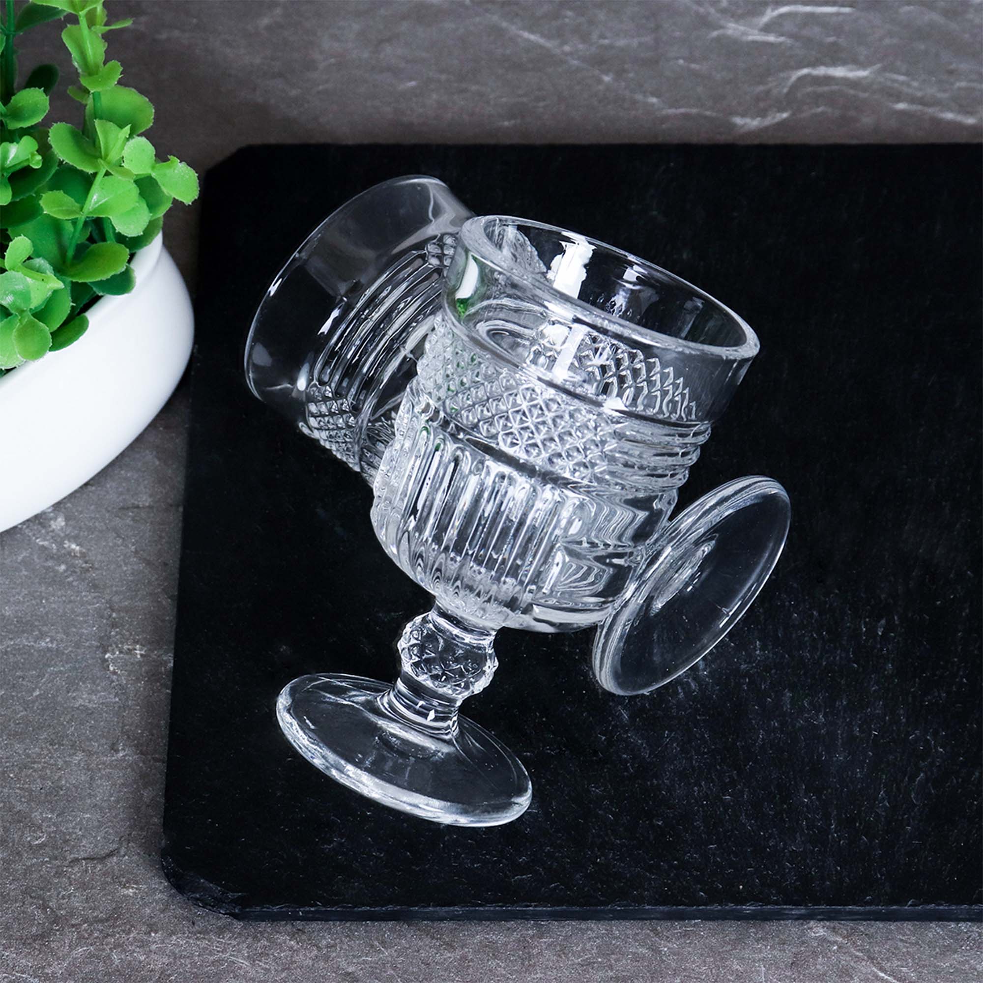 Рюмка 60мл 6шт на ножке прямая F2207-1C 