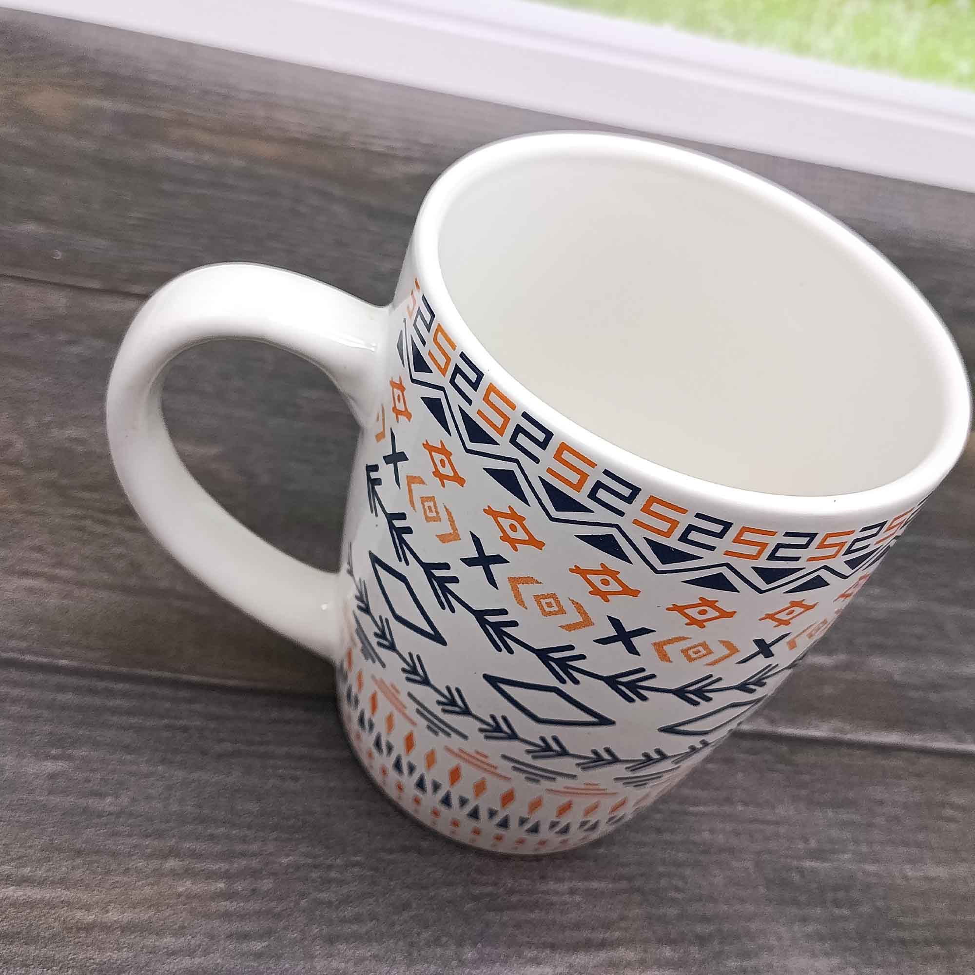 Кружка 380мл с узором РД84564