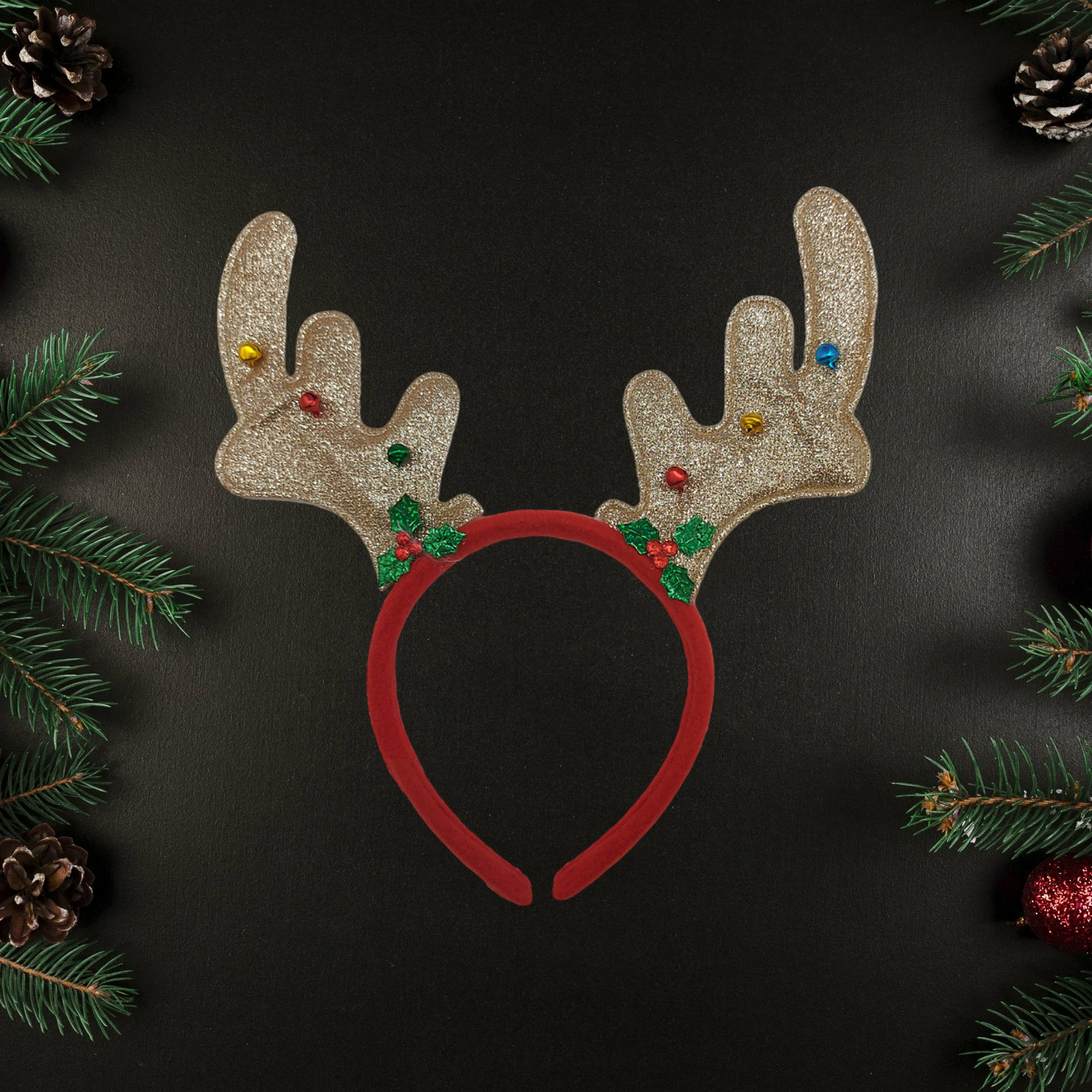 Ободок маскарадный 23х23см РД19620